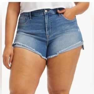 Good American shorts barely worn.